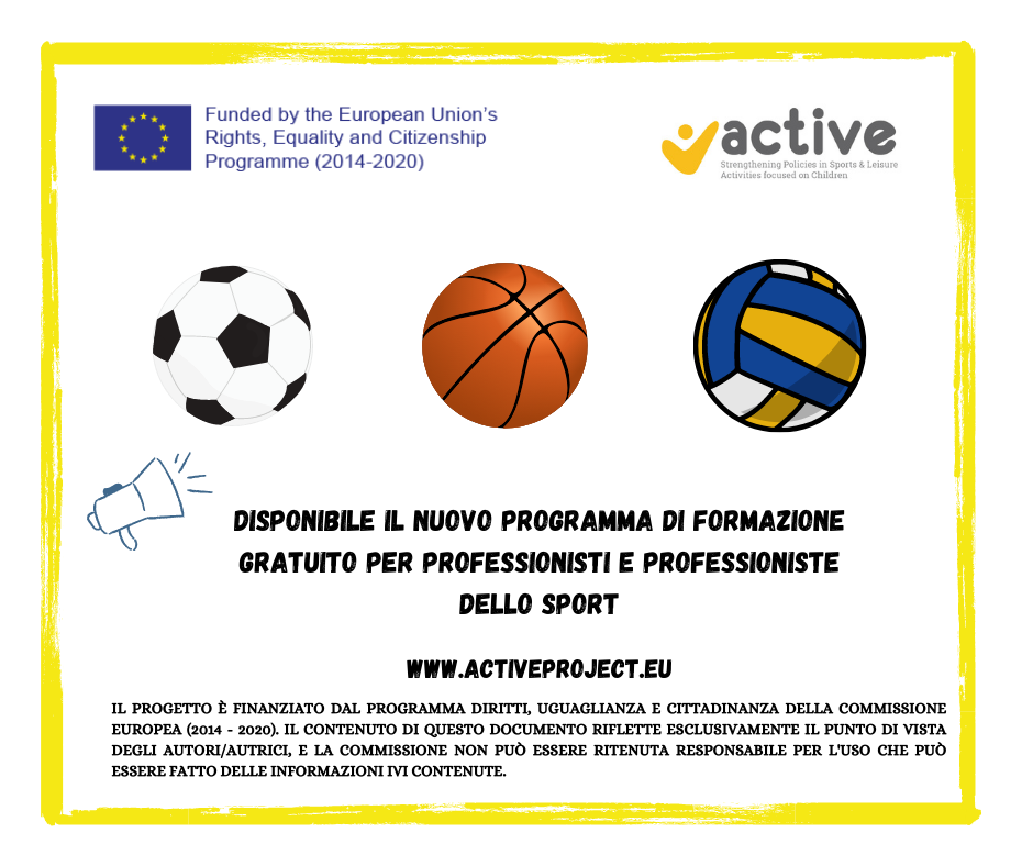 Prevenire la violenza contro i bambini e le bambine nello sport: Nuova piattaforma educativa gratuita per professionisti e organizzazioni sportive